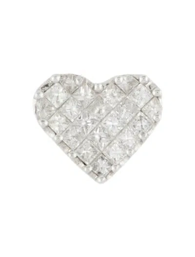 Pre-owned Pendant 14k 1.00ctw Diamond Heart  In Multi