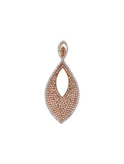 Pre-owned Pendant 14k 1.15ctw Dimond  In Multi