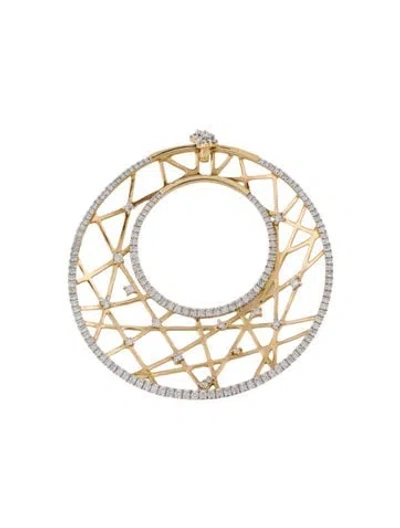 Pre-owned Pendant 14k 1.20ctw Diamond  In Multi