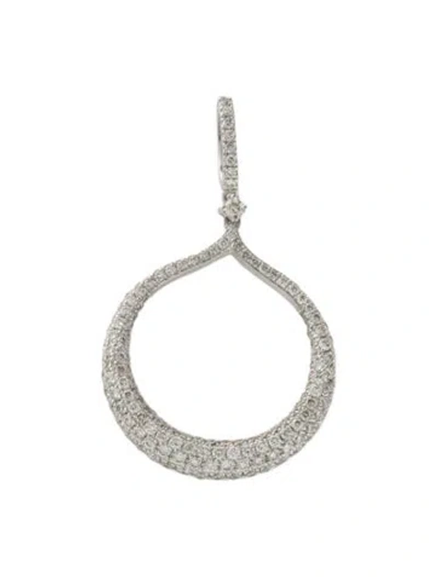 Pre-owned Pendant 14k 1.22ctw Diamond  In Transparent
