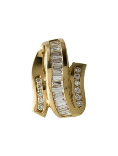 Pre-owned Pendant 14k 1.47ctw Diamond  In Multi