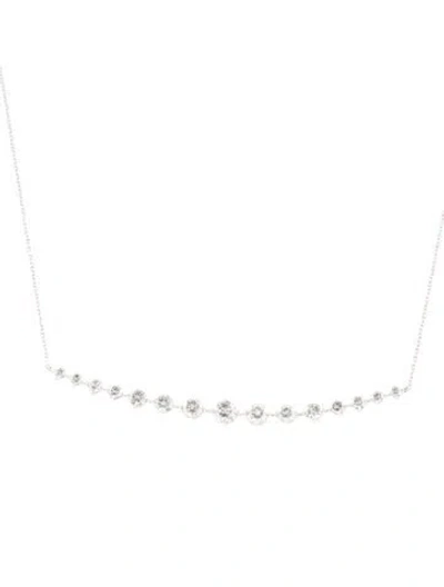 Pre-owned Pendant 14k 1.50ctw Diamond  Necklace, 18" In Multi