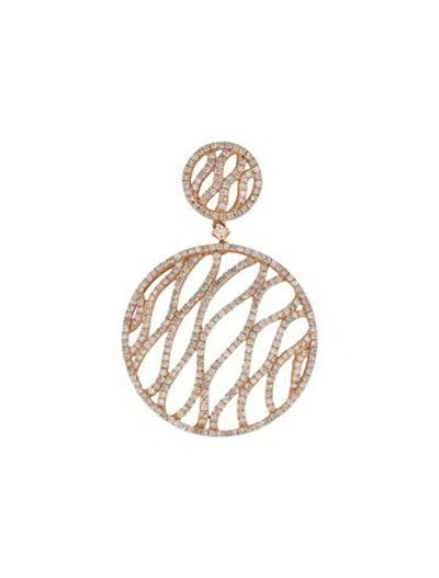 Pre-owned Pendant 14k 1.62ctw Diamond Circle  In Multi