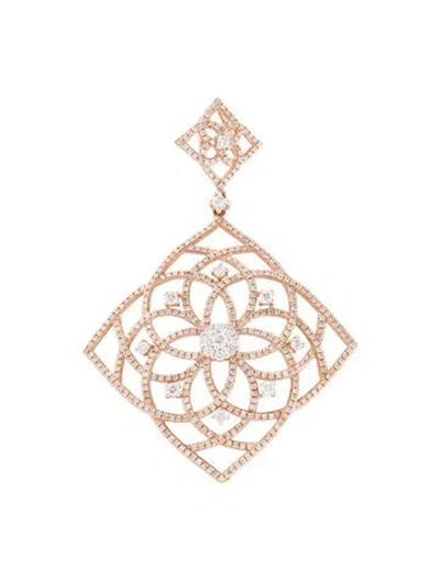 Pre-owned Pendant 14k 1.63ctw Diamond , 2.25" In Multi