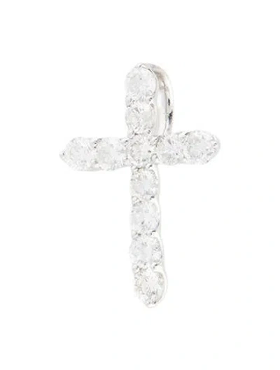 Pre-owned Pendant 14k 1.65ctw Diamond Cross  In Multi