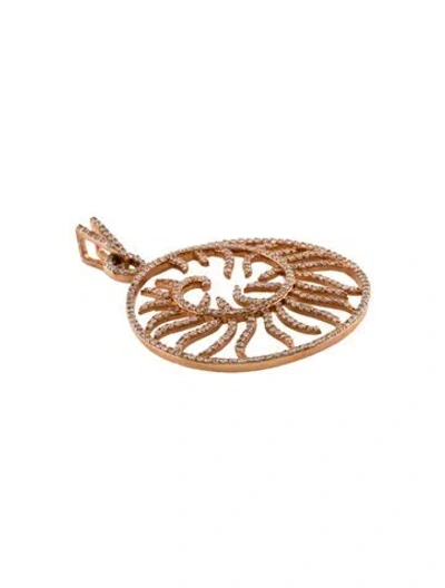Pre-owned Pendant 14k 1.70ctw Diamond  In Multi