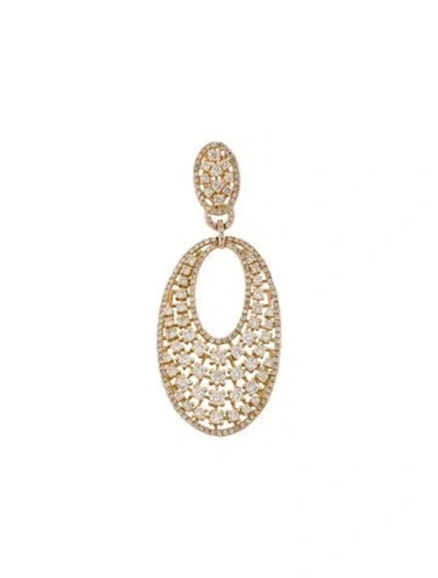 Pre-owned Pendant 14k 1.72ctw Diamond  In Multi