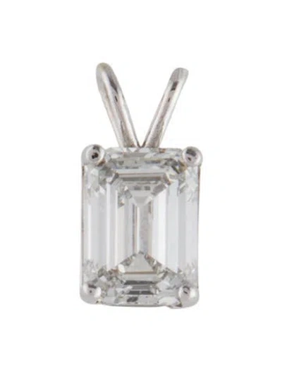 Pre-owned Pendant 14k 1.91ct Lab-grown Diamond  In Multi