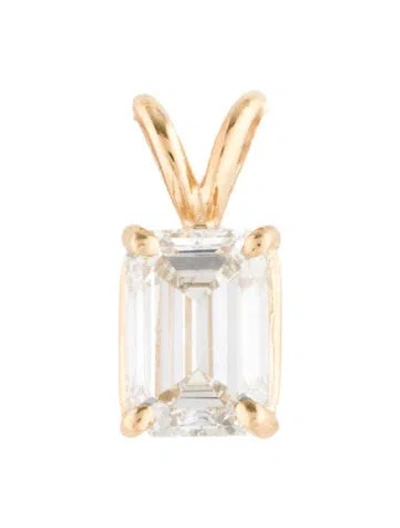 Pre-owned Pendant 14k 1.97ct Lab-grown Diamond  In Multi