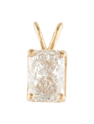 Pre-owned Pendant 14k 1.97ct Lab-grown Diamond  In Multi