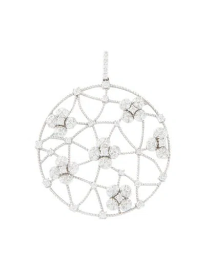 Pre-owned Pendant 14k 1.99ctw Diamond Circle  In Multi