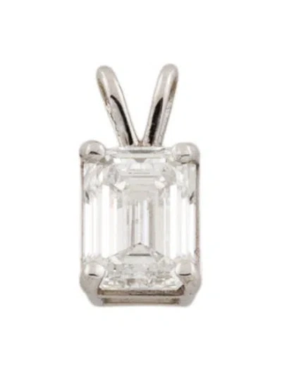 Pre-owned Pendant 14k 2.01 Lab-grown Diamond  In Multi