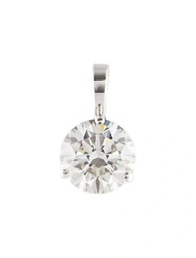 Pre-owned Pendant 14k 2.06ct Lab-grown Diamond  In Multi