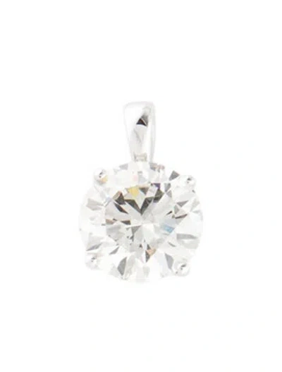 Pre-owned Pendant 14k 2.16ct Lab-grown Diamond  In Multi