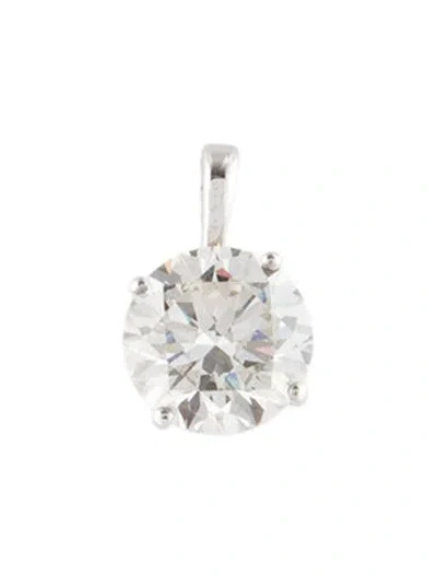 Pre-owned Pendant 14k 2.16ct Lab-grown Diamond  In Multi