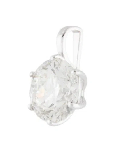 Pre-owned Pendant 14k 2.20ctw Lab-grown Diamond  In Multi