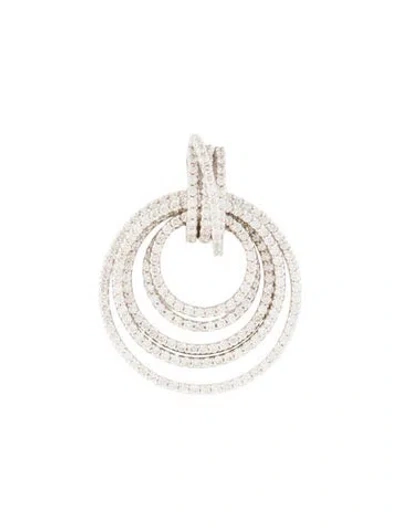 Pre-owned Pendant 14k 2.44ctw Diamond  In Multi