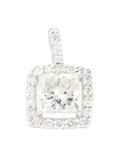 Pre-owned Pendant 14k 2.57ctw Lab-grown Diamond  In Multi