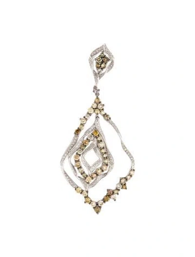 Pre-owned Pendant 14k 2.5ctw Diamond  In Multi