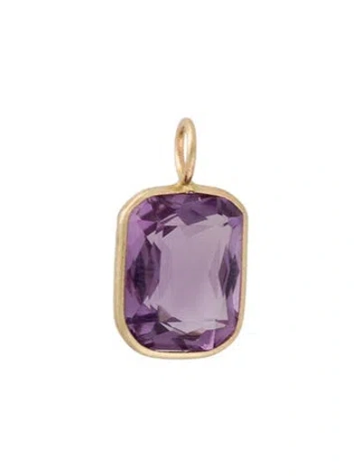 Pre-owned Pendant 14k 2.72ctw Amethyst , 0.5" In Multi