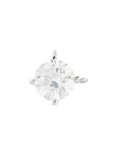 Pre-owned Pendant 14k 3.00ct Lab-grown Diamond , 0.5" In Multi