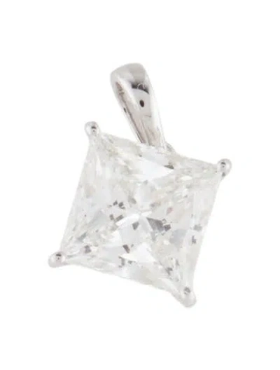 Pre-owned Pendant 14k 3.01ctw Lab-grown Diamond  In Multi