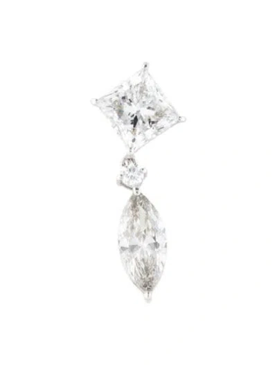 Pre-owned Pendant 14k 3.10ctw Lab-grown Diamond  In Multi