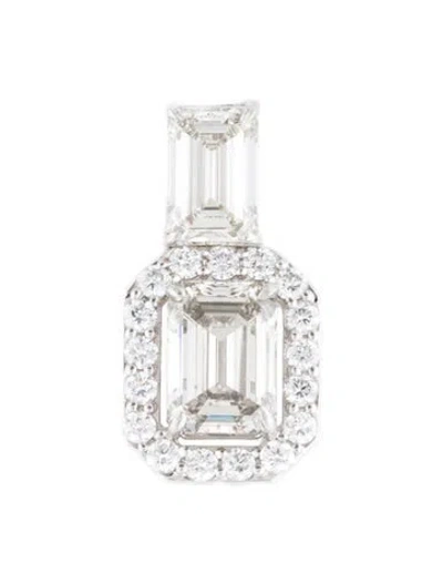 Pre-owned Pendant 14k 3.13ctw Lab-grown Diamond  In Multi