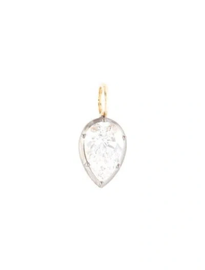 Pre-owned Pendant 14k 4.01ctw Lab-grown Diamond  In Multi