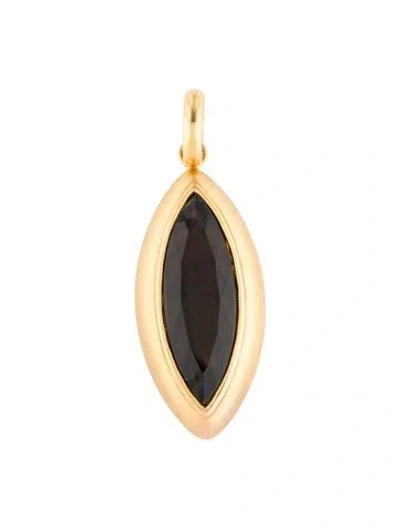 Pre-owned Pendant 14k 9.33ctw Smokey Quartz  In Multi