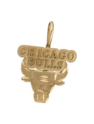Pre-owned Pendant 14k 'chicago Bulls'  In Multi