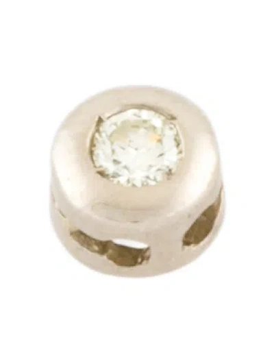 Pre-owned Pendant 14k Diamond Bubble , 0.25" In Multi
