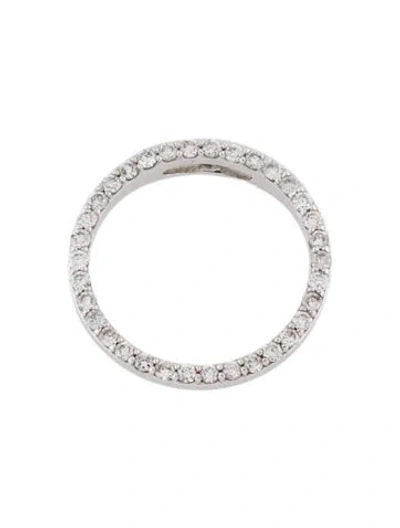 Pre-owned Pendant 14k Diamond Circle , 16" In Multi