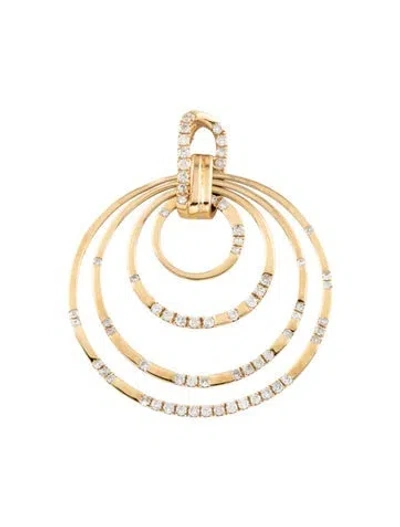 Pre-owned Pendant 14k Diamond Circle , 1.75" In Multi