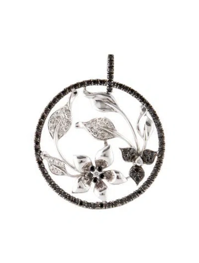 Pre-owned Pendant 14k Diamond Circle  In Multi