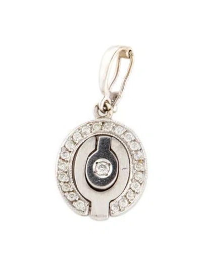 Pre-owned Pendant 14k Diamond Drop Down  In Multi