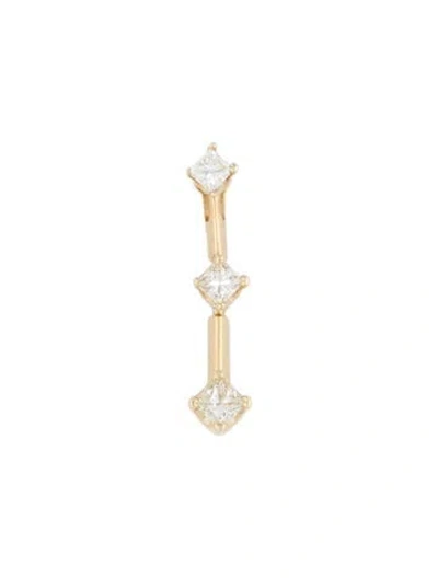 Pre-owned Pendant 14k Diamond Drop , 0.75" In Multi