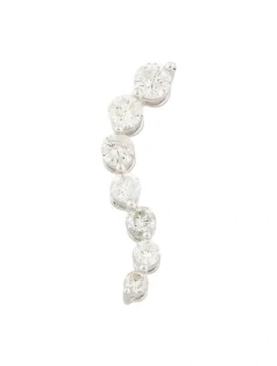 Pre-owned Pendant 14k Diamond Graduated  In Multi
