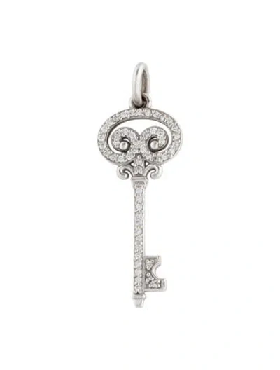 Pre-owned Pendant 14k Diamond Key , 1.5" In Multi
