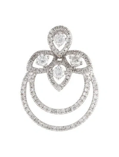 Pre-owned Pendant 14k Diamond In Multi