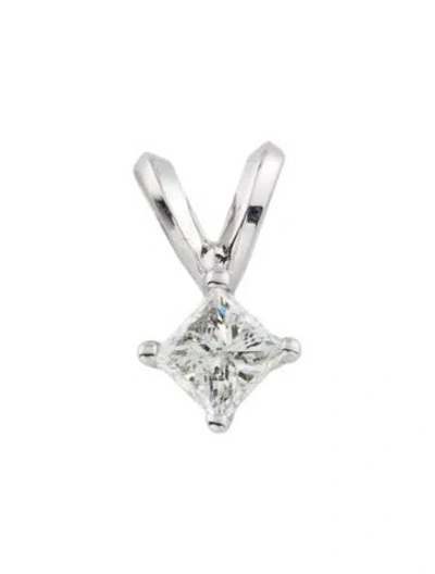Pre-owned Pendant 14k Diamond , 0.5" In Multi