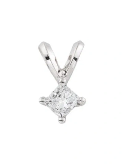 Pre-owned Pendant 14k Diamond , 0.5" In Multi
