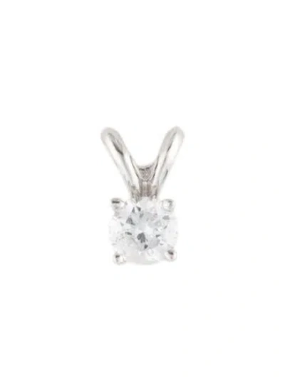 Pre-owned Pendant 14k Diamond , 0.5" In Multi