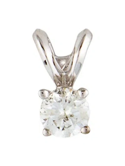 Pre-owned Pendant 14k Diamond , 0.5" In Multi