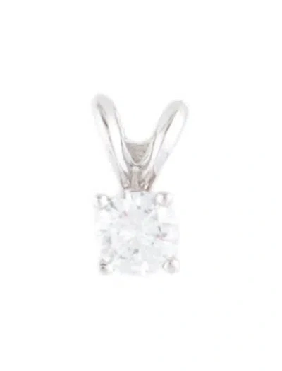 Pre-owned Pendant 14k Diamond , 0.5" In Multi