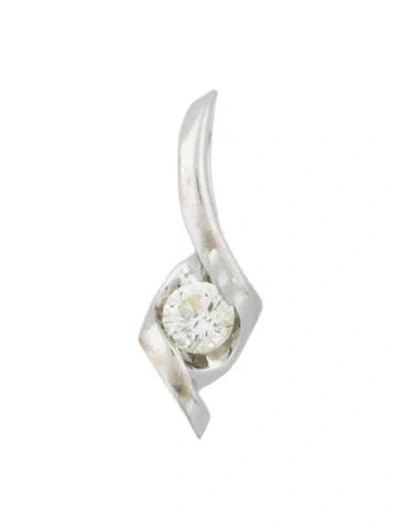 Pre-owned Pendant 14k Diamond , 0.5" In Multi
