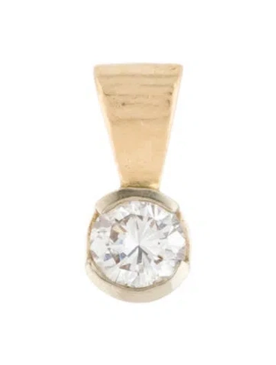 Pre-owned Pendant 14k Diamond , 0.5" In Multi