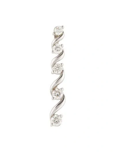 Pre-owned Pendant 14k Diamond , 1" In Multi
