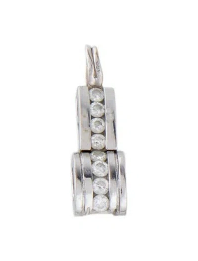 Pre-owned Pendant 14k Diamond , 1" In Multi