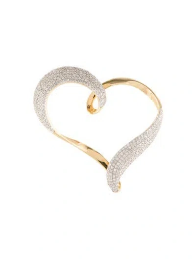 Pre-owned Pendant 14k Diamond  In Multi